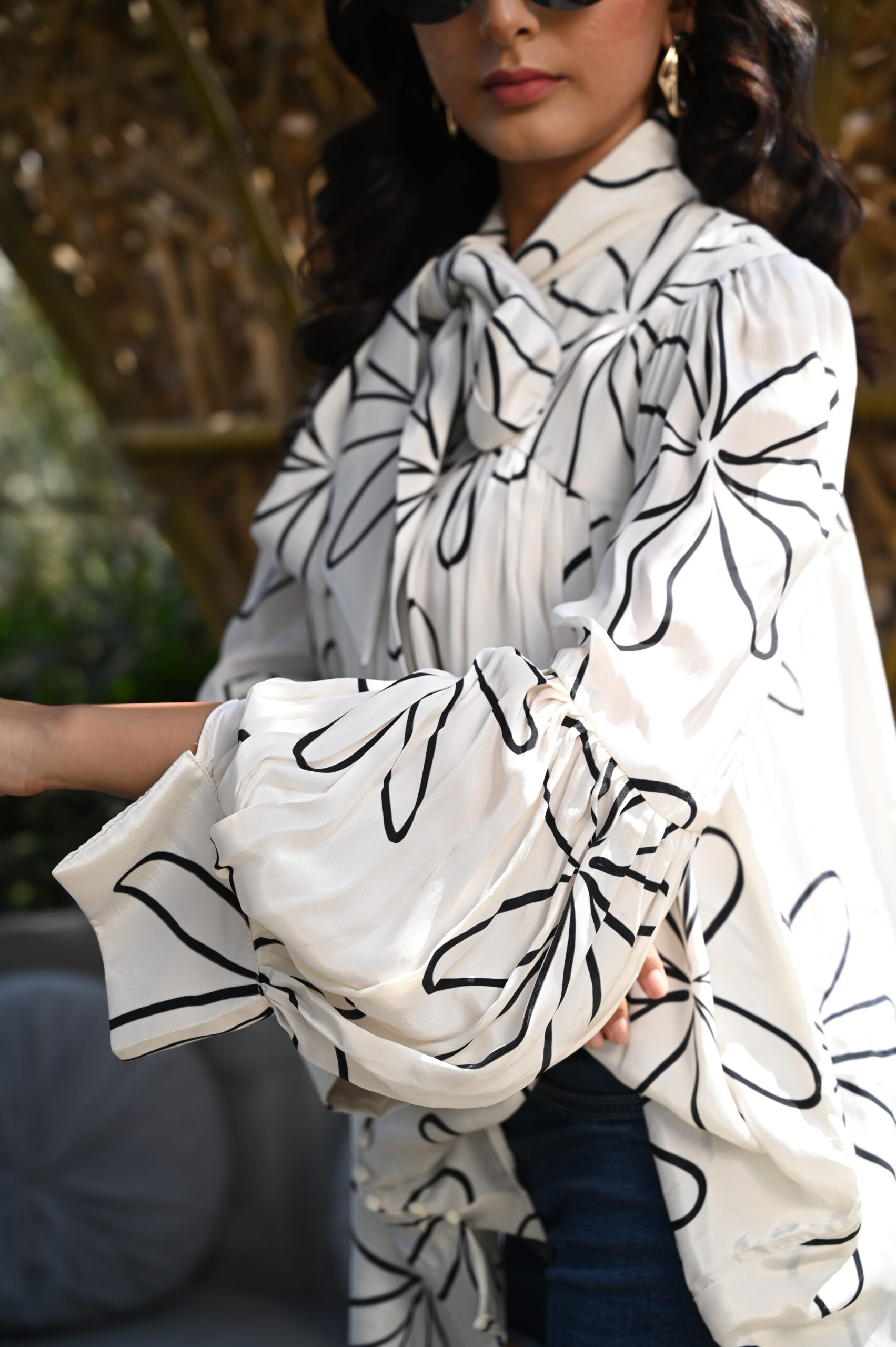 white floral top white floral top