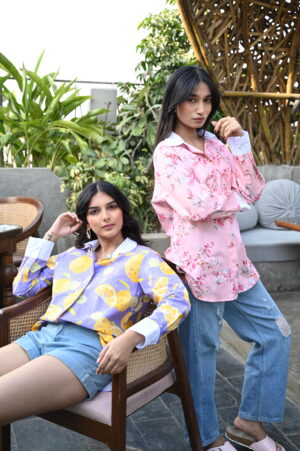 lilac lemon shirt